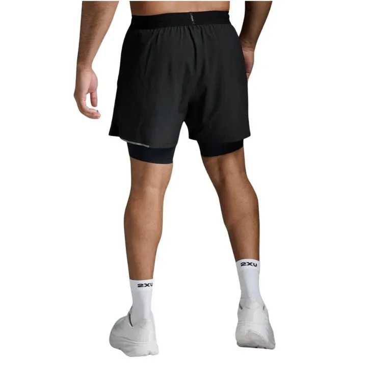 2XU MR6535B Aero 2-In-1 5" Shorts