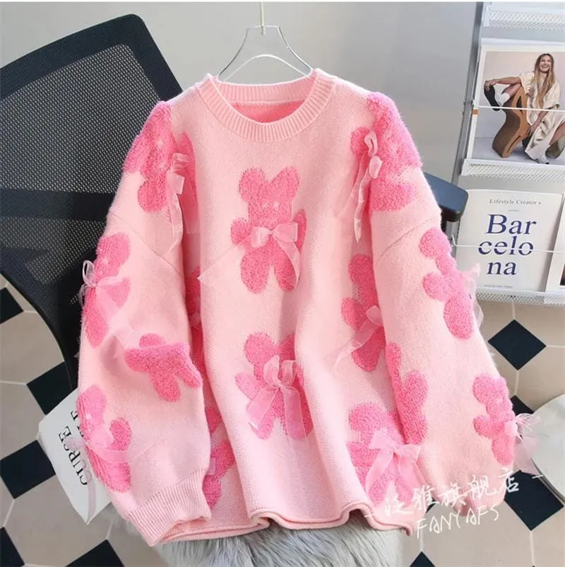 3D Teddy Pullover