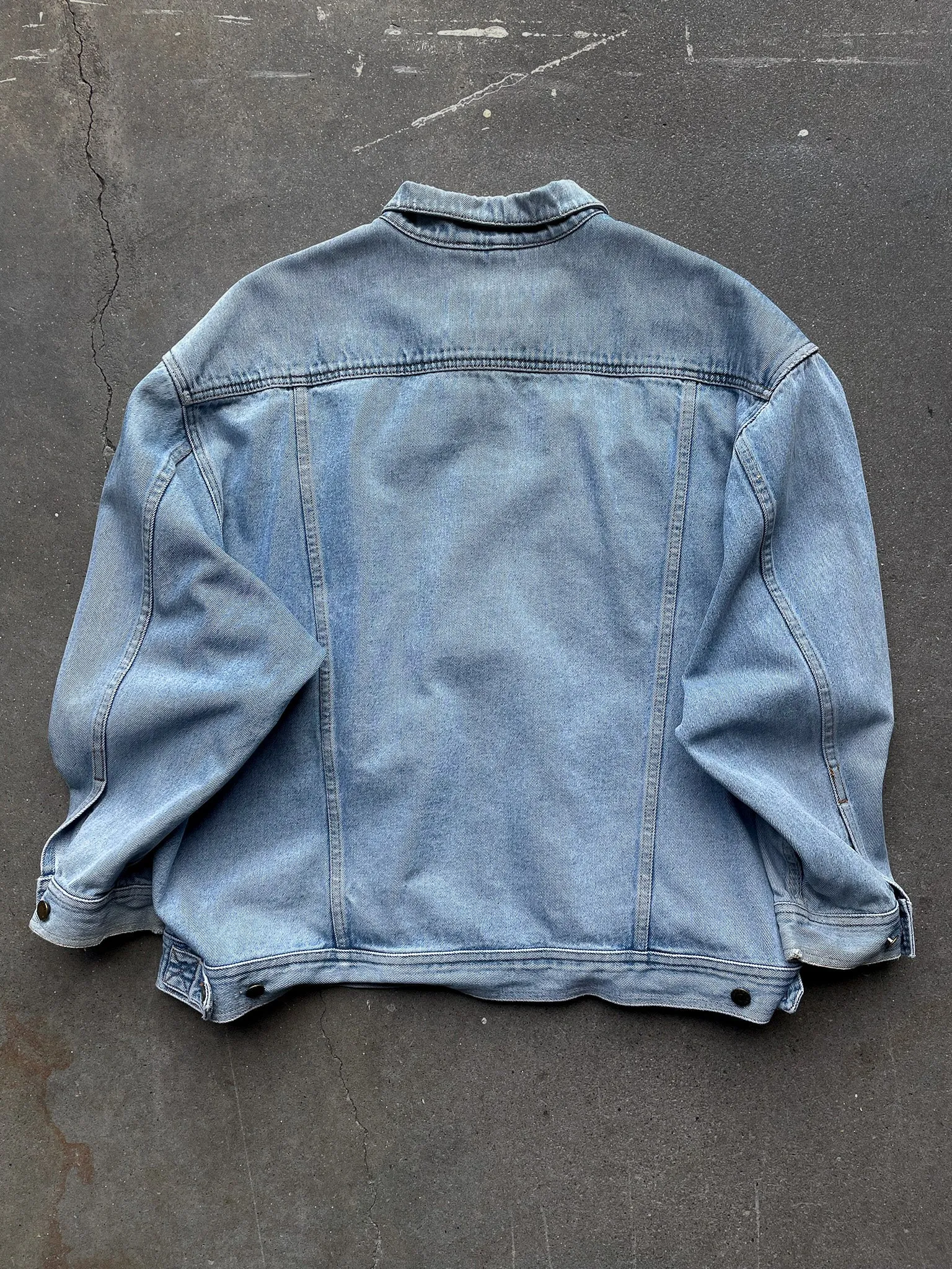 90's Eddie Bauer Denim Trucker Jacket—[XXL]