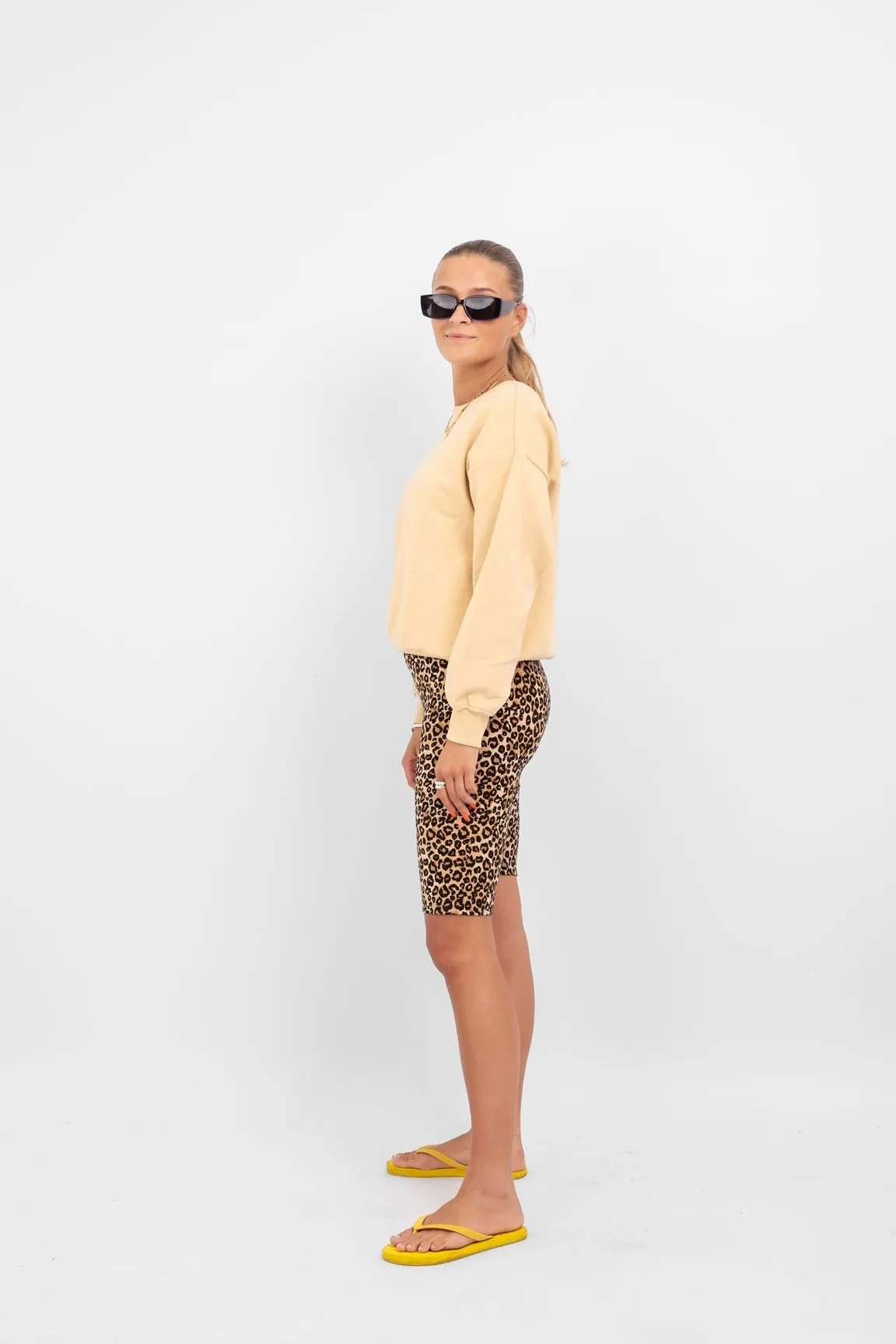 Alma Cycle Shorts - Leopard