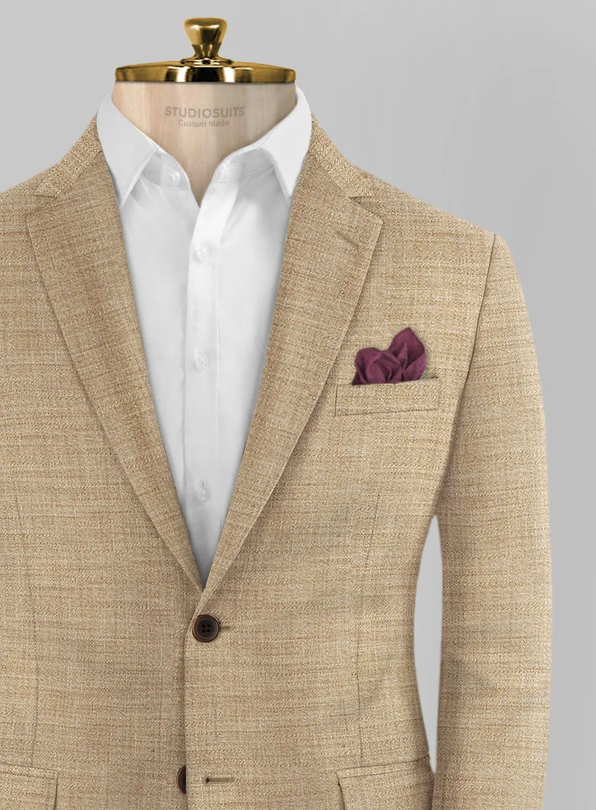 Bamboo Wool Buffed Beige Jacket