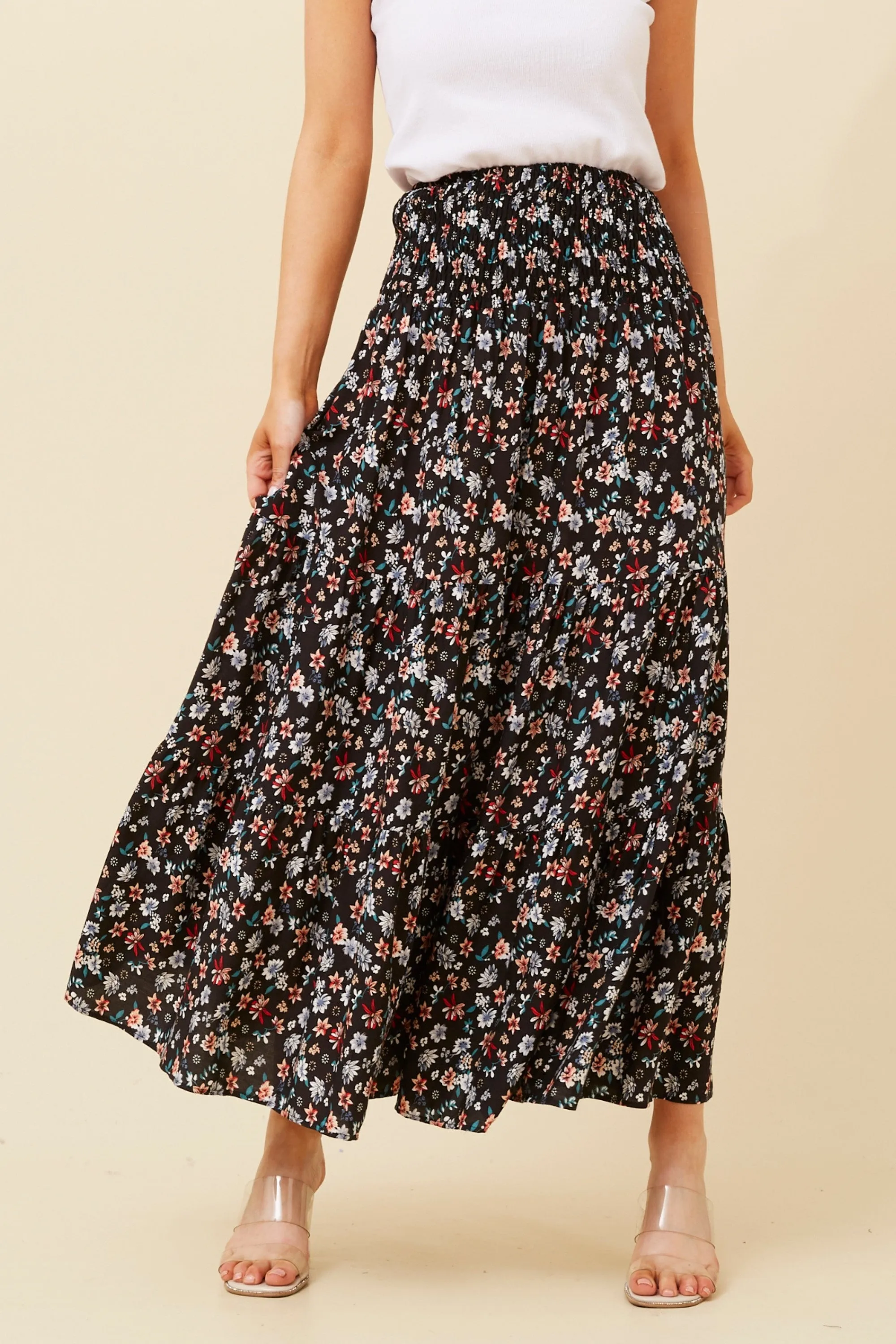 Betty Floral Maxi Skirt