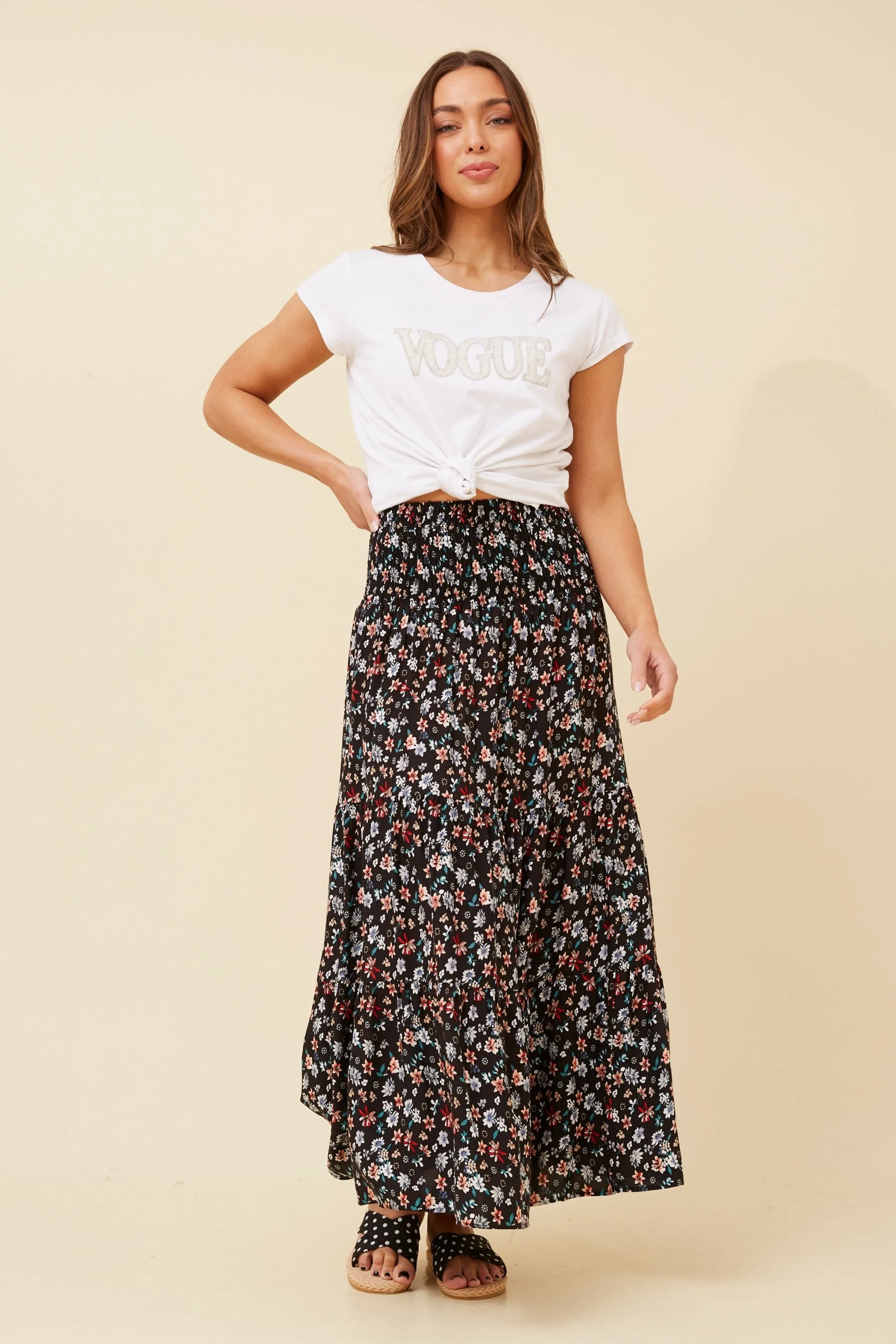 Betty Floral Maxi Skirt