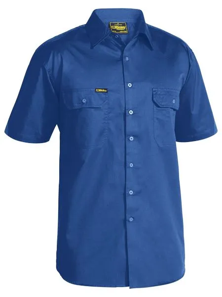 Bisley Cool Lightweight Drill Shirt - Short Sleeve (BS1893)