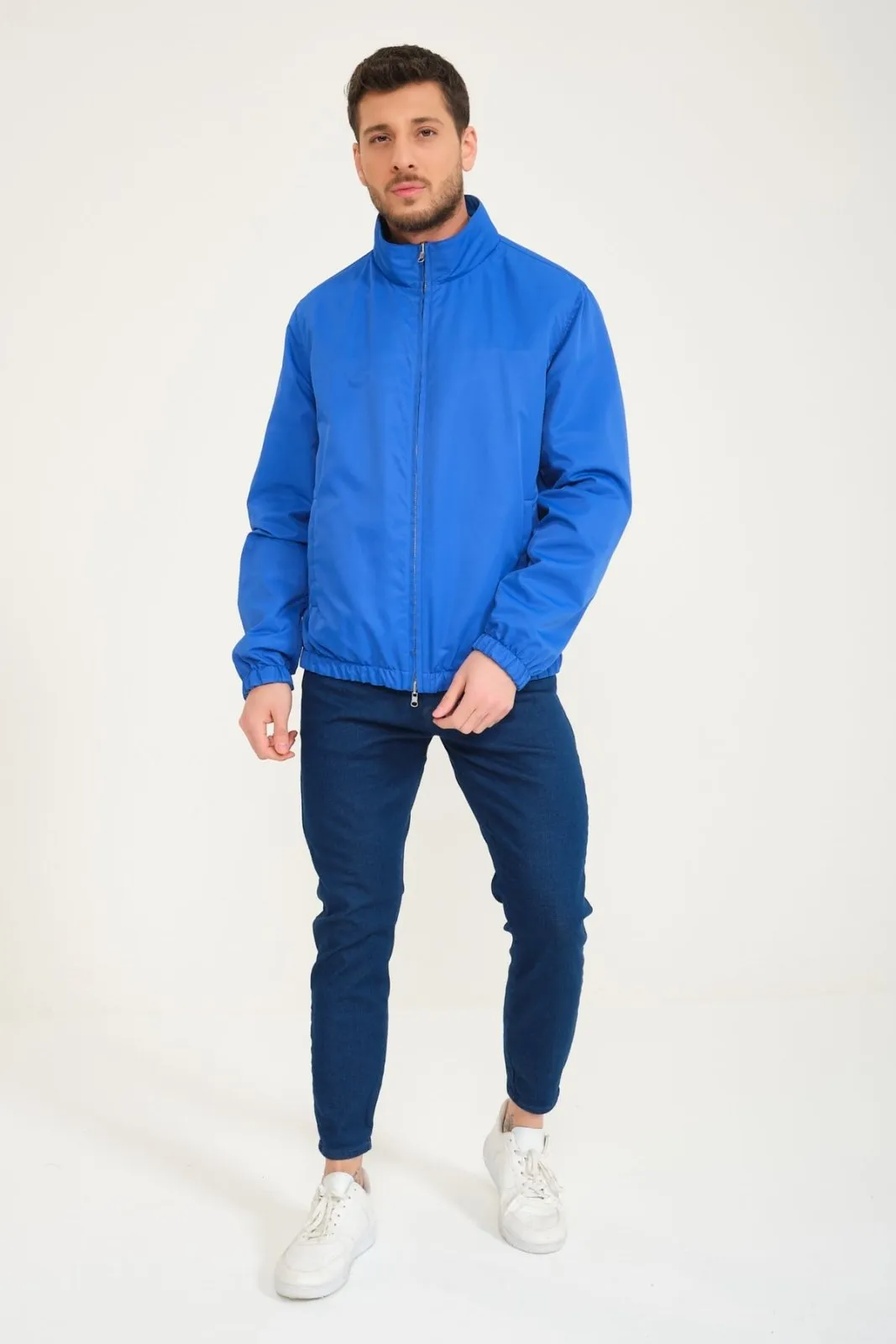 Blue Double-face Jacket