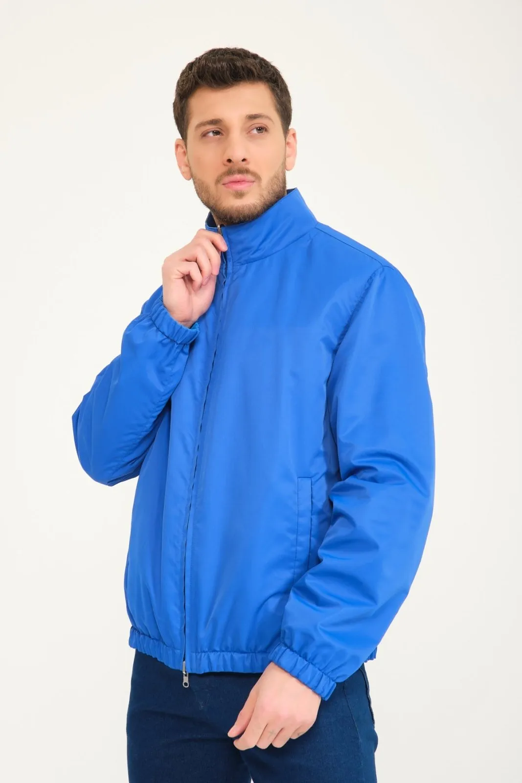 Blue Double-face Jacket