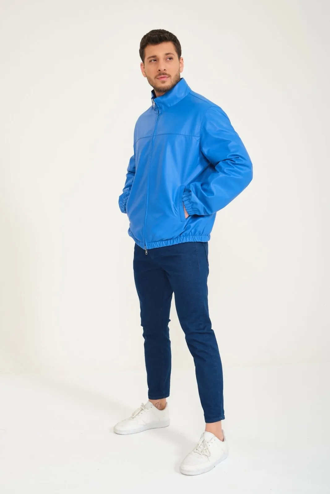 Blue Double-face Jacket