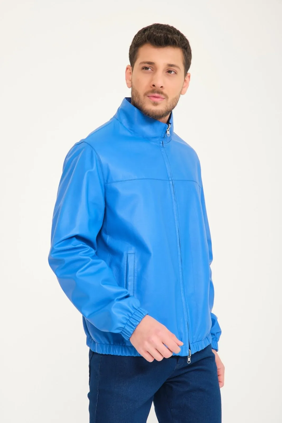 Blue Double-face Jacket