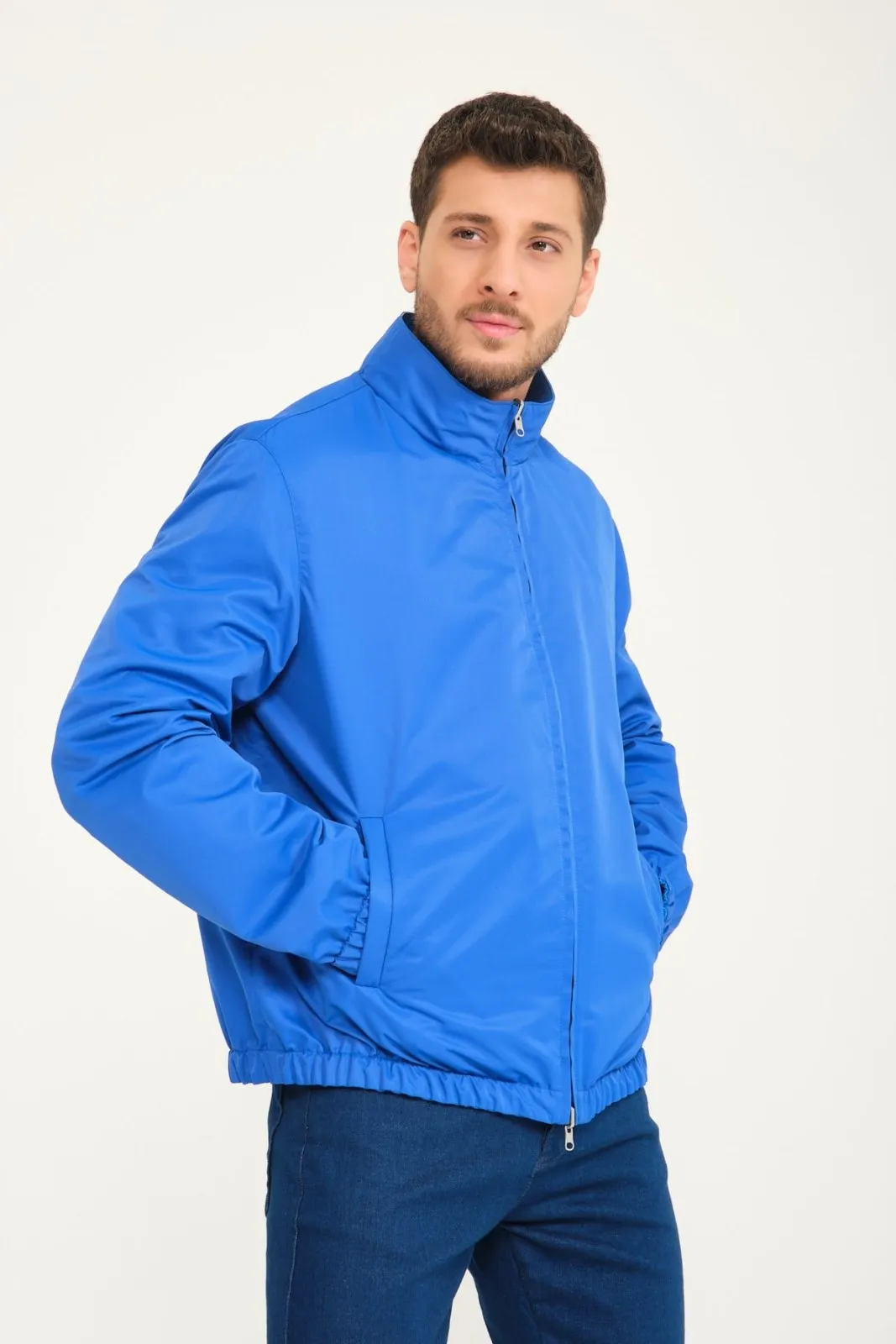 Blue Double-face Jacket