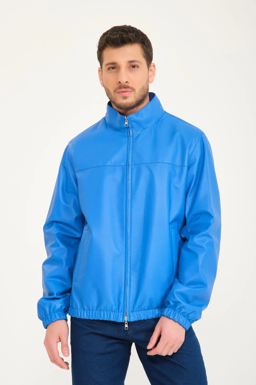 Blue Double-face Jacket