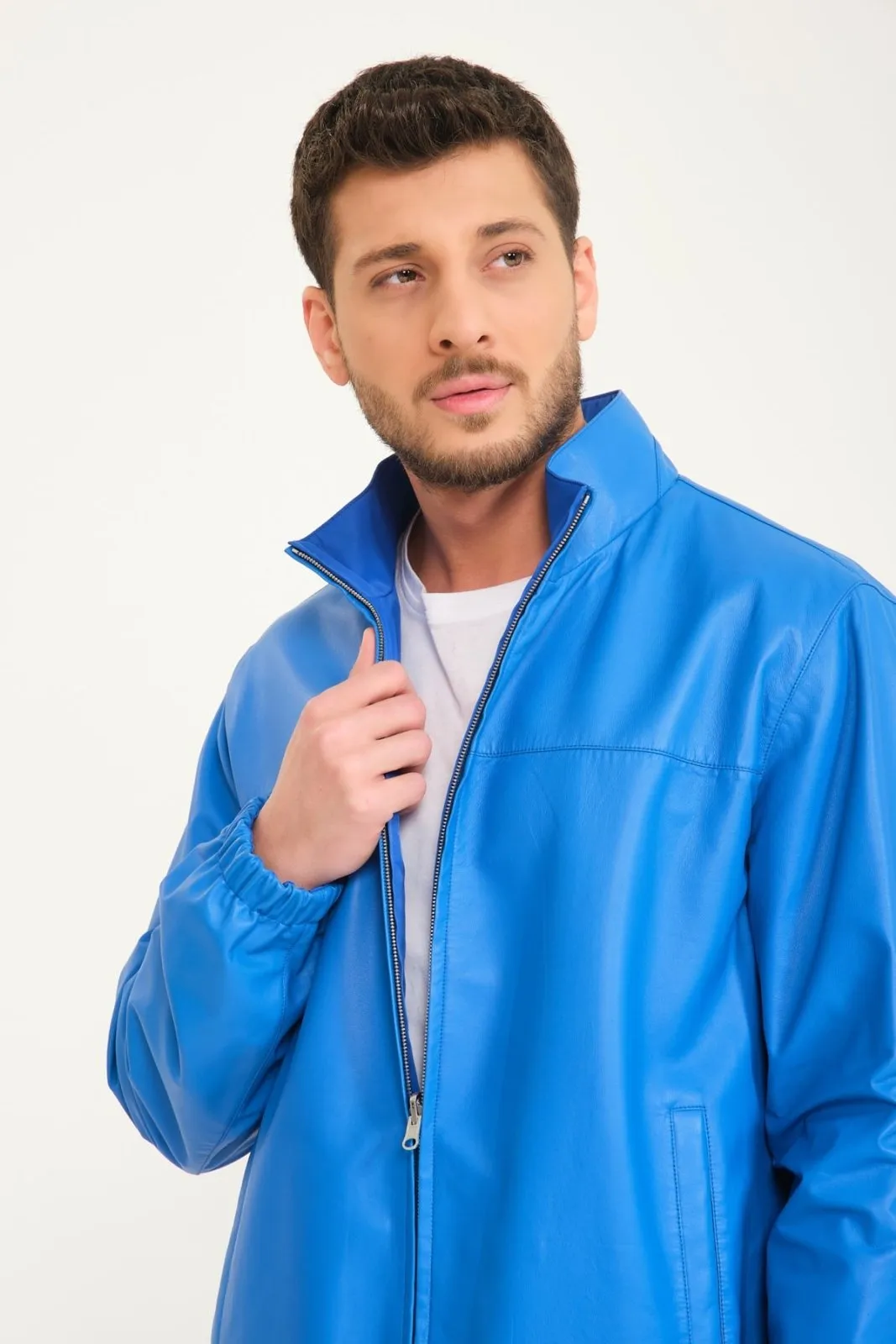 Blue Double-face Jacket