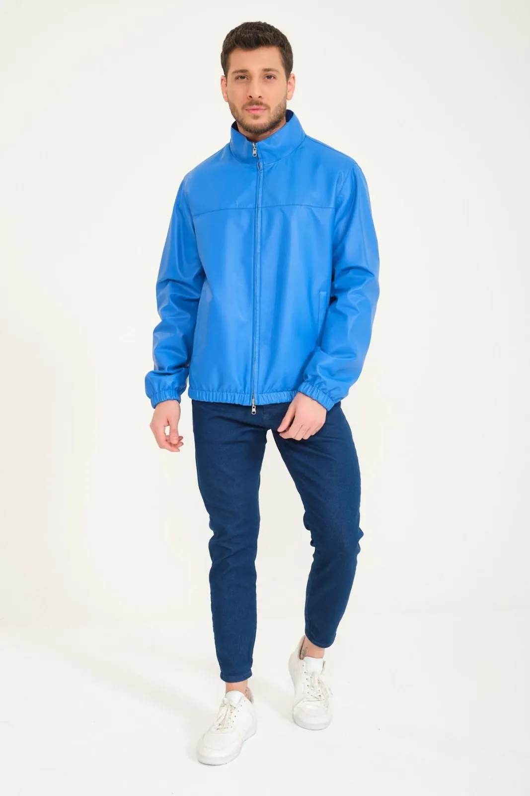 Blue Double-face Jacket