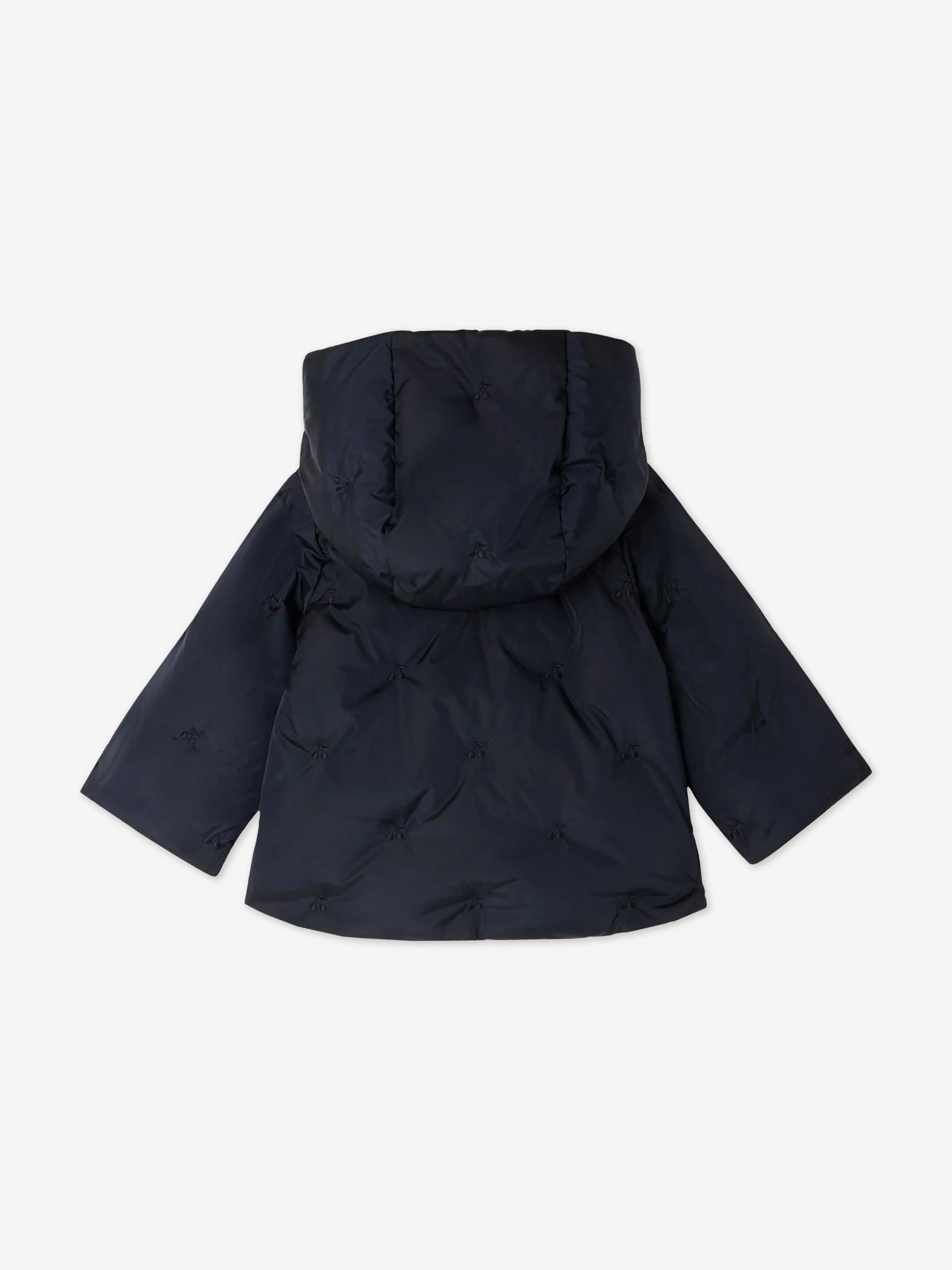 Bonpoint Baby Girls Bonno Quilted Jacket in Navy