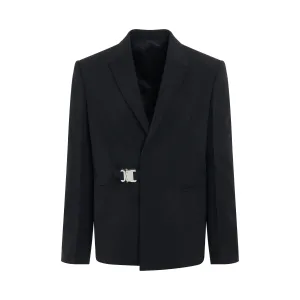 Buckle Blazer in Black