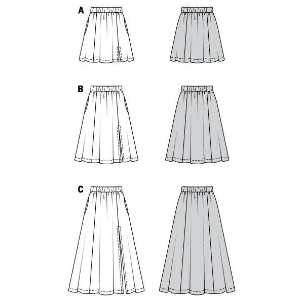 Burda Skirts 6027