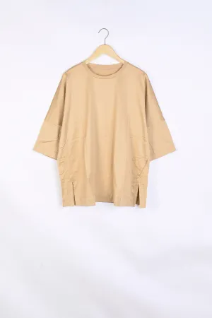 CAMISOLE T_SHIRT - JERSEY - BEIGE