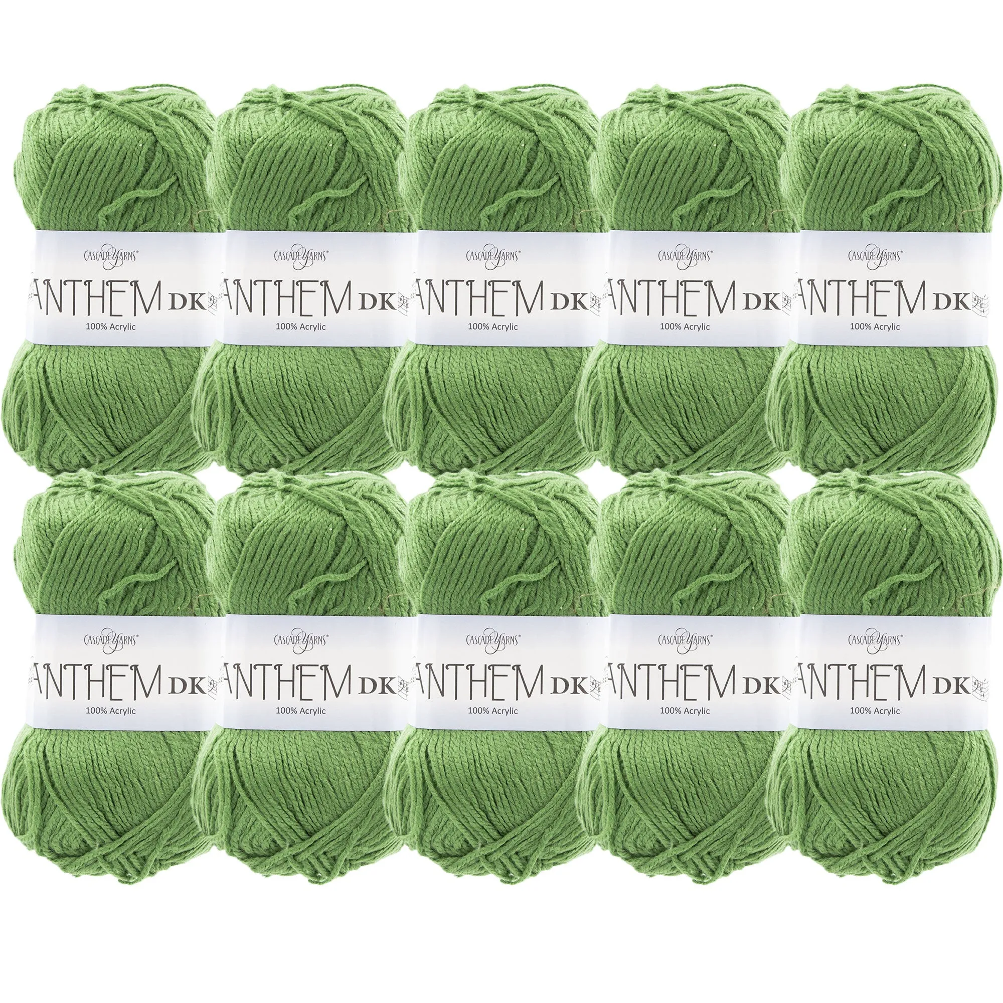 Cascade Yarns Anthem DK Yarn - 44 Cactus - 10-Pack