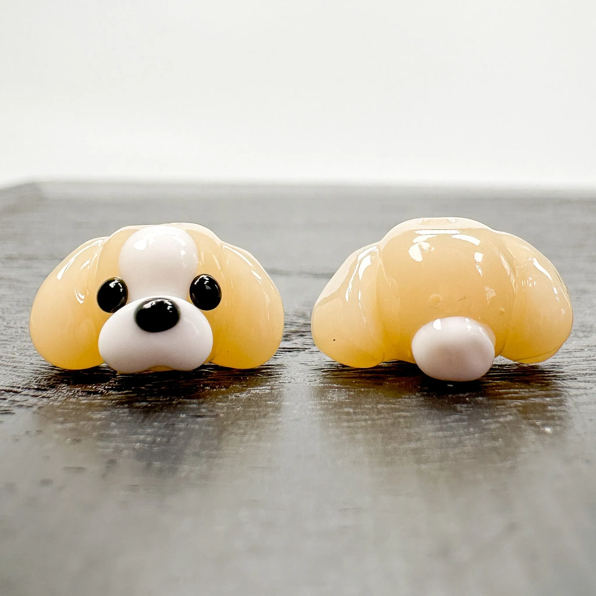 Chibi Handmade Glass Beads - Shih Tzu Dog (2 Colors) (LB107)