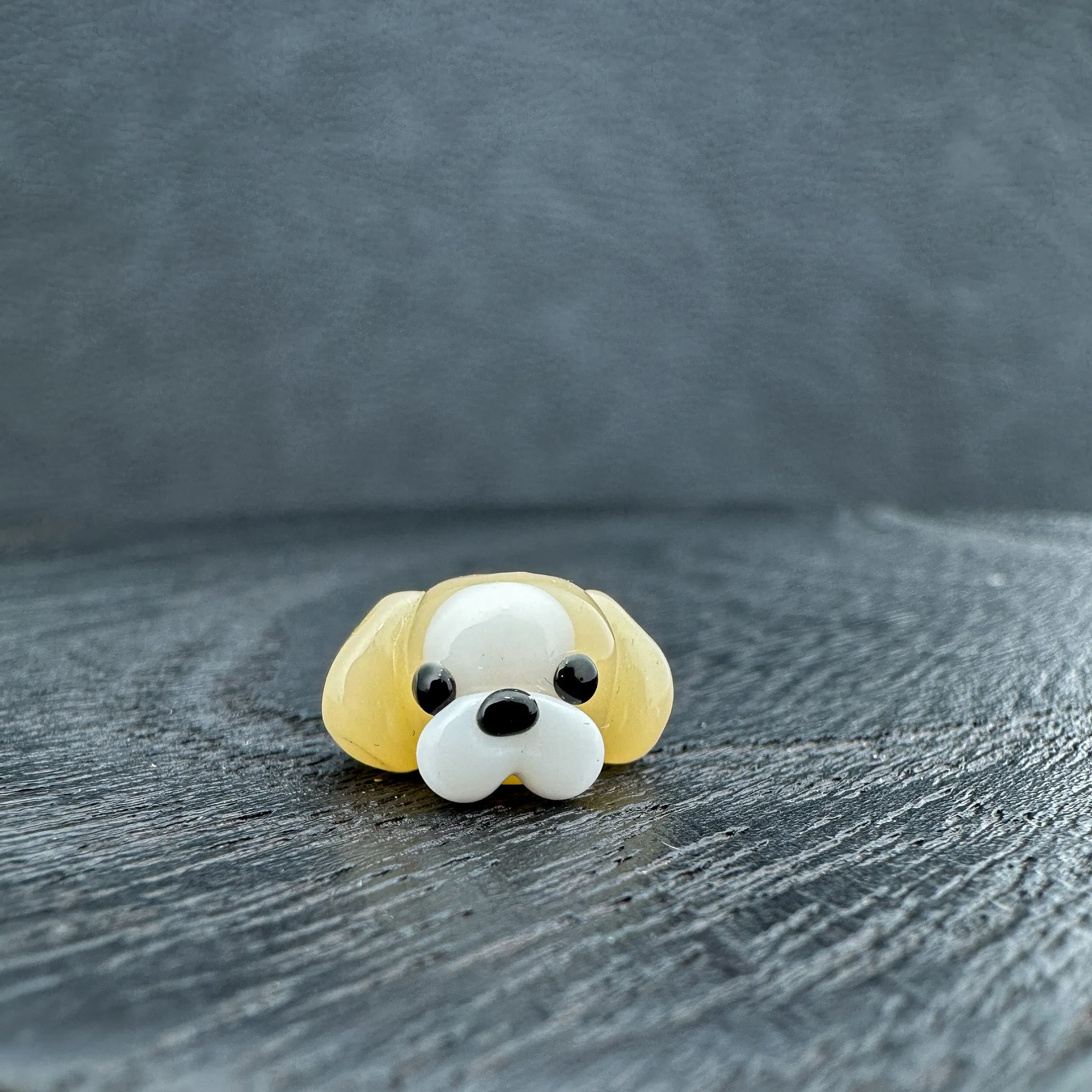 Chibi Handmade Glass Beads - Shih Tzu Dog (2 Colors) (LB107)