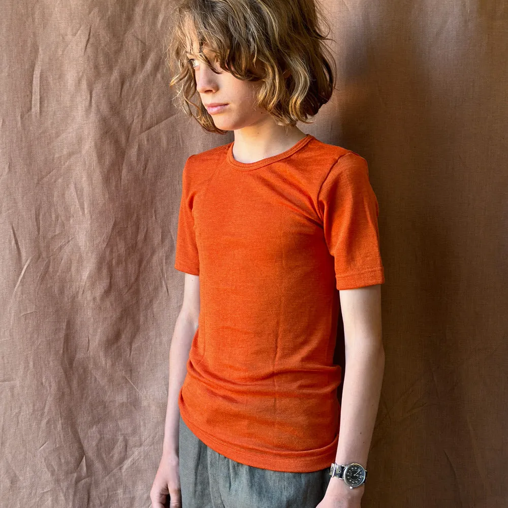 Child's T-Shirt - Organic Merino/Silk (1-12y)