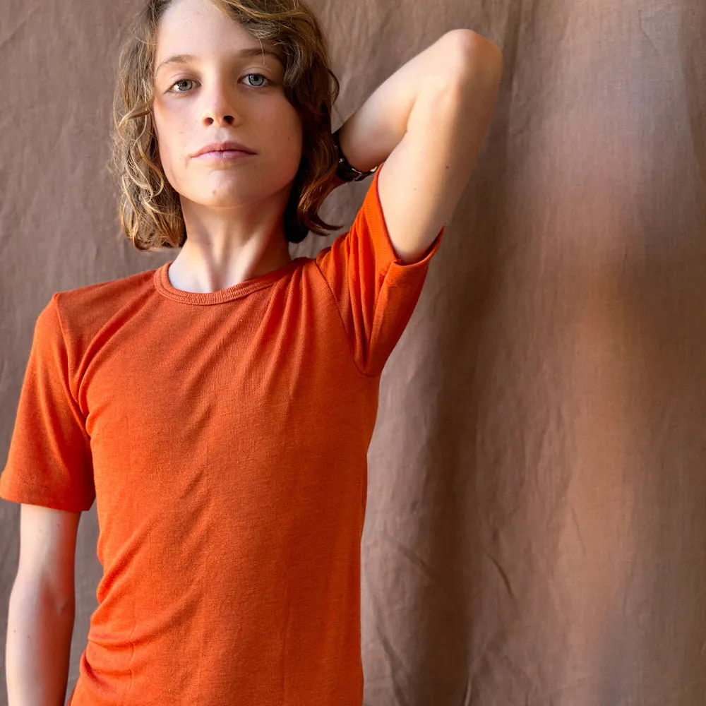 Child's T-Shirt - Organic Merino/Silk (1-12y)