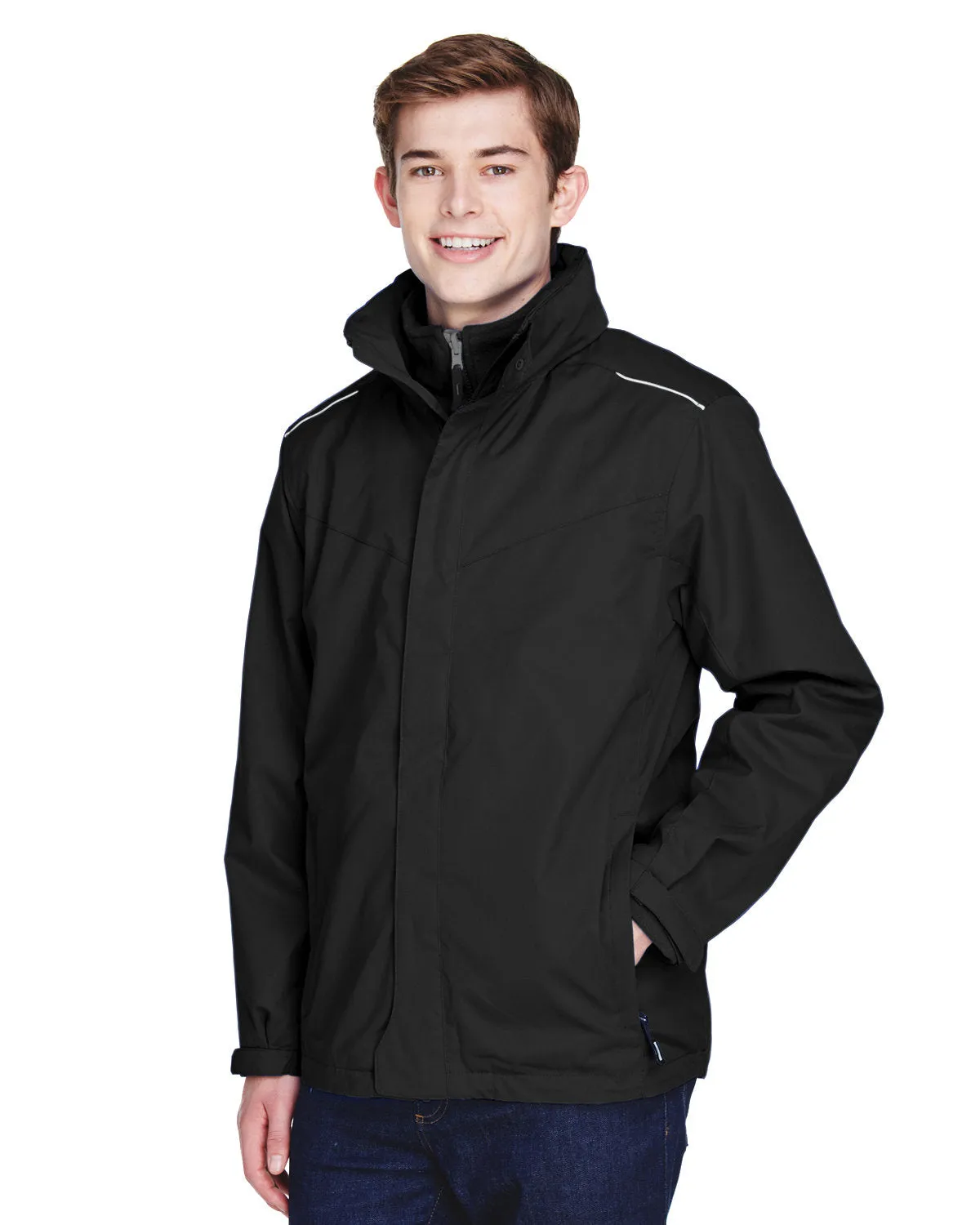 CORE365 Men's Tall Region 3-in-1 Jacket with Fleece Liner