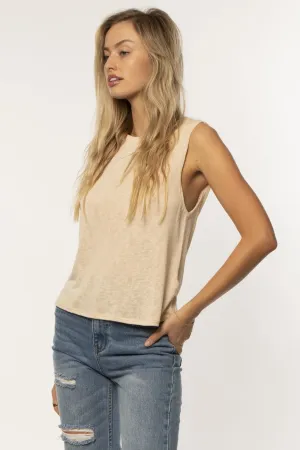 Elsa Knit Top Desert Mist