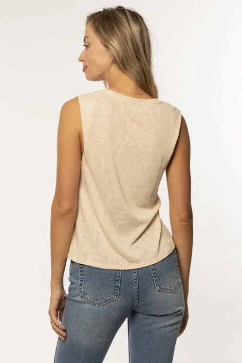 Elsa Knit Top Desert Mist