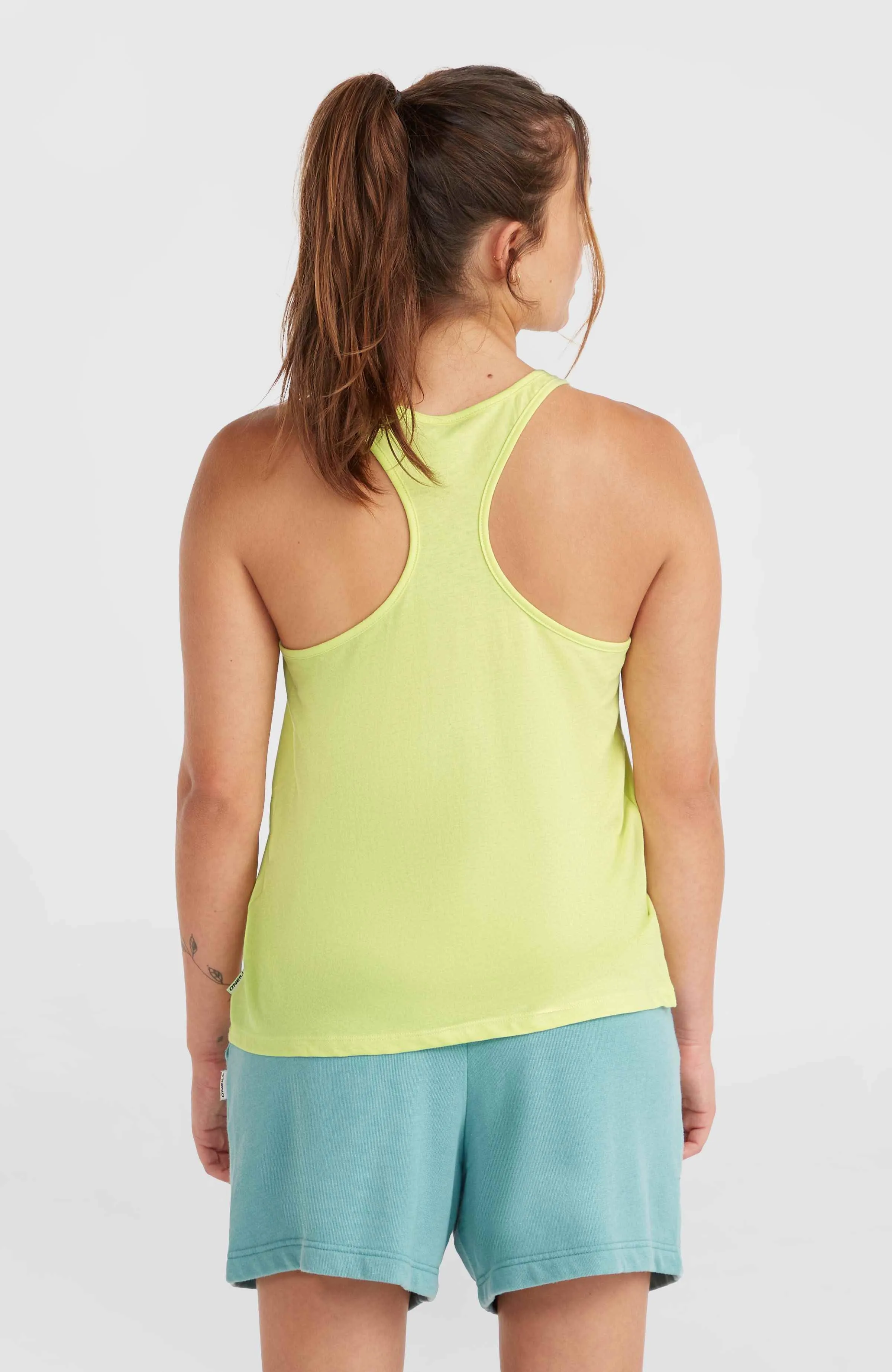 Essentials Racer Back Tanktop | Sunny Lime