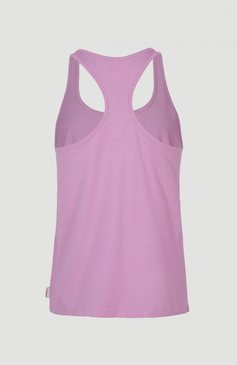 Essentials Racer Back Tanktop | Violet Tulle