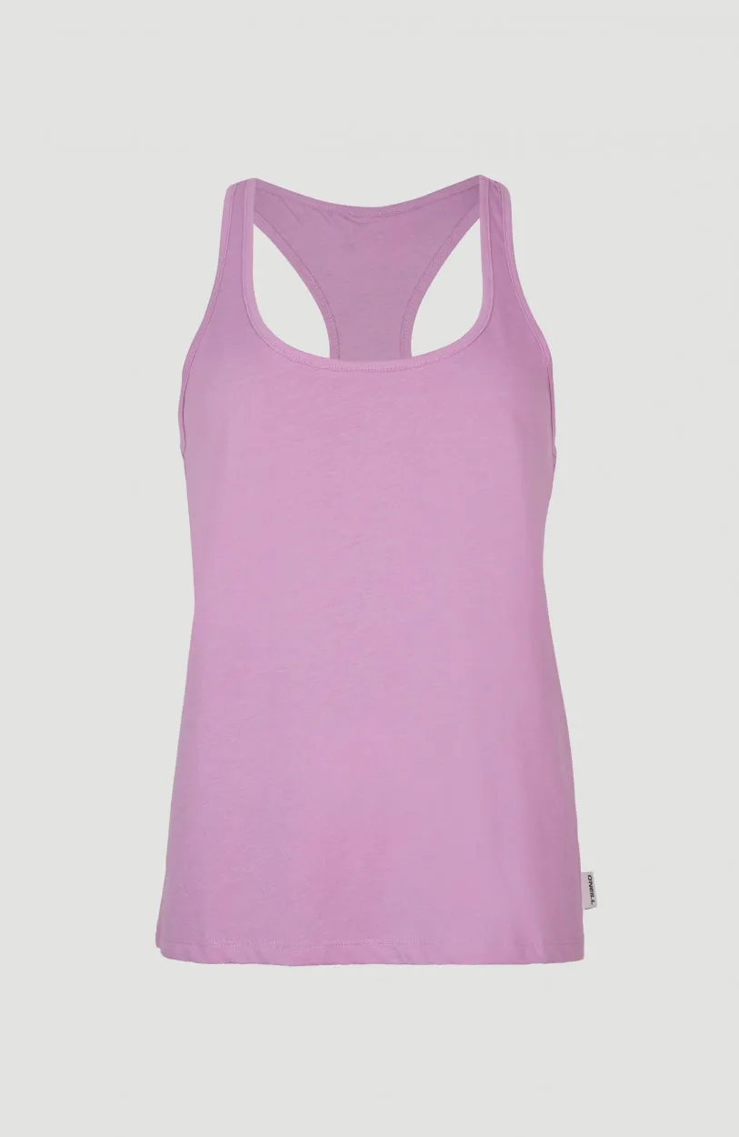 Essentials Racer Back Tanktop | Violet Tulle