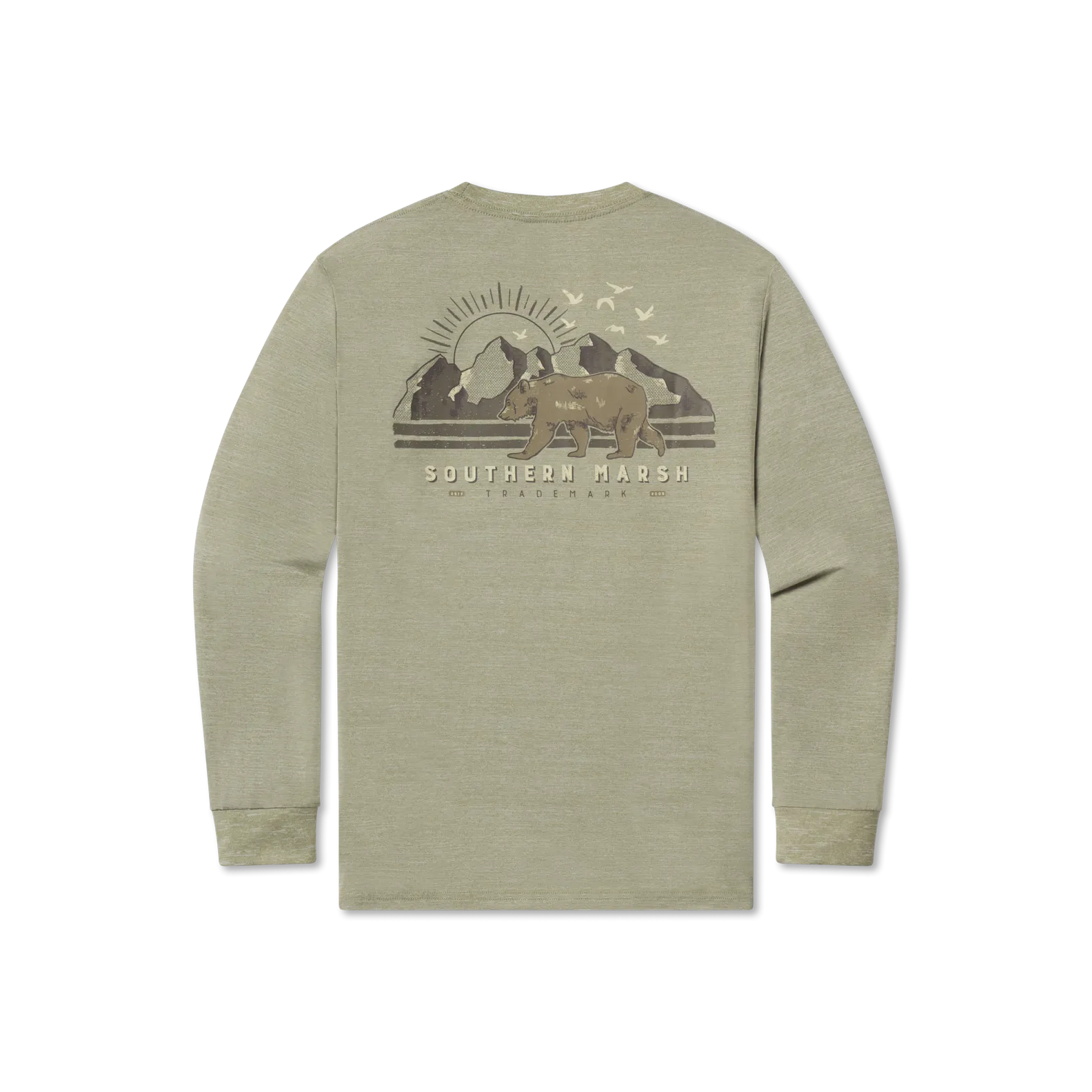 FieldTec™ Heathered Performance Tee - Bear - Long Sleeve