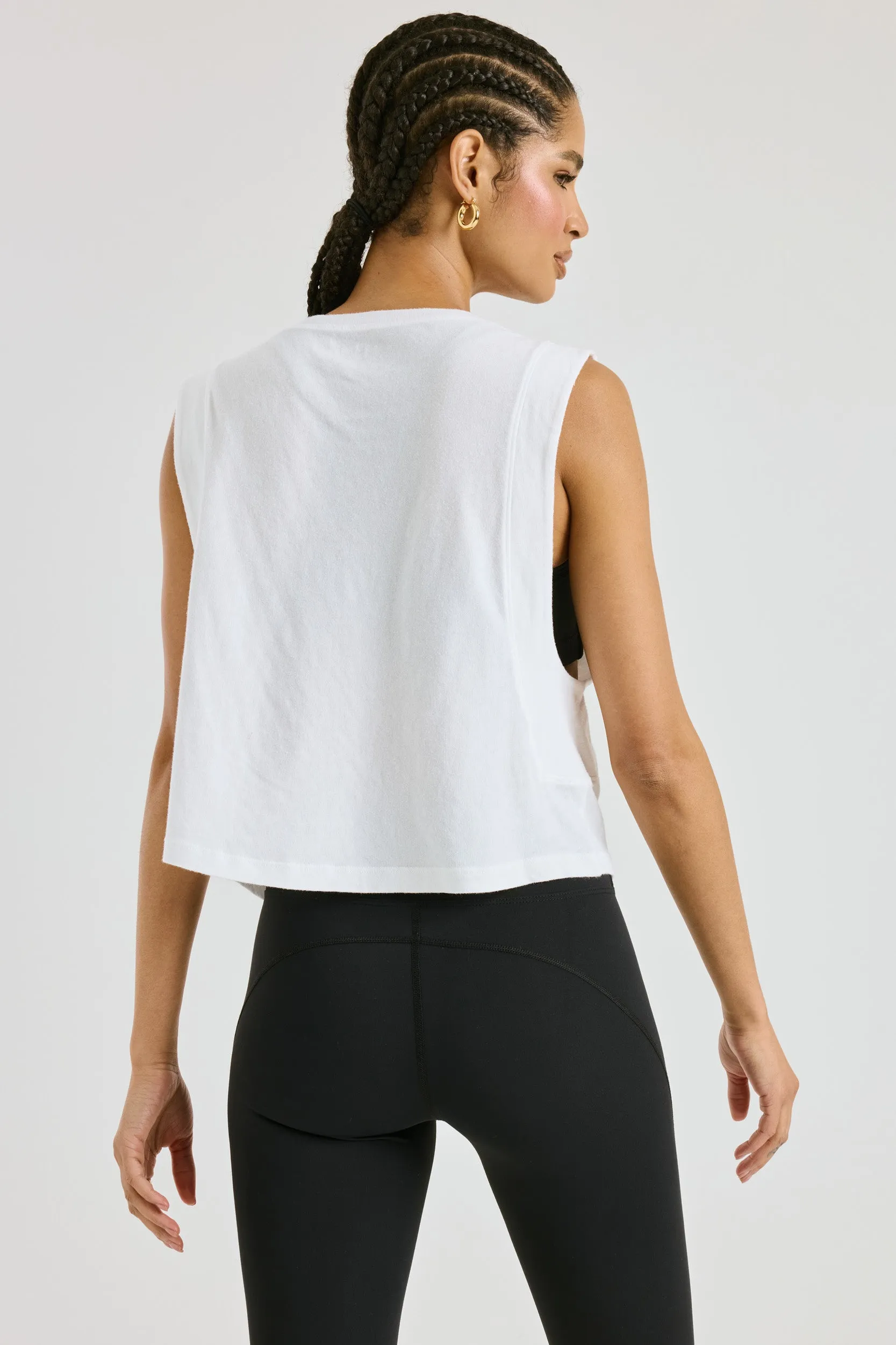 Flow Cropped Muscle Tank