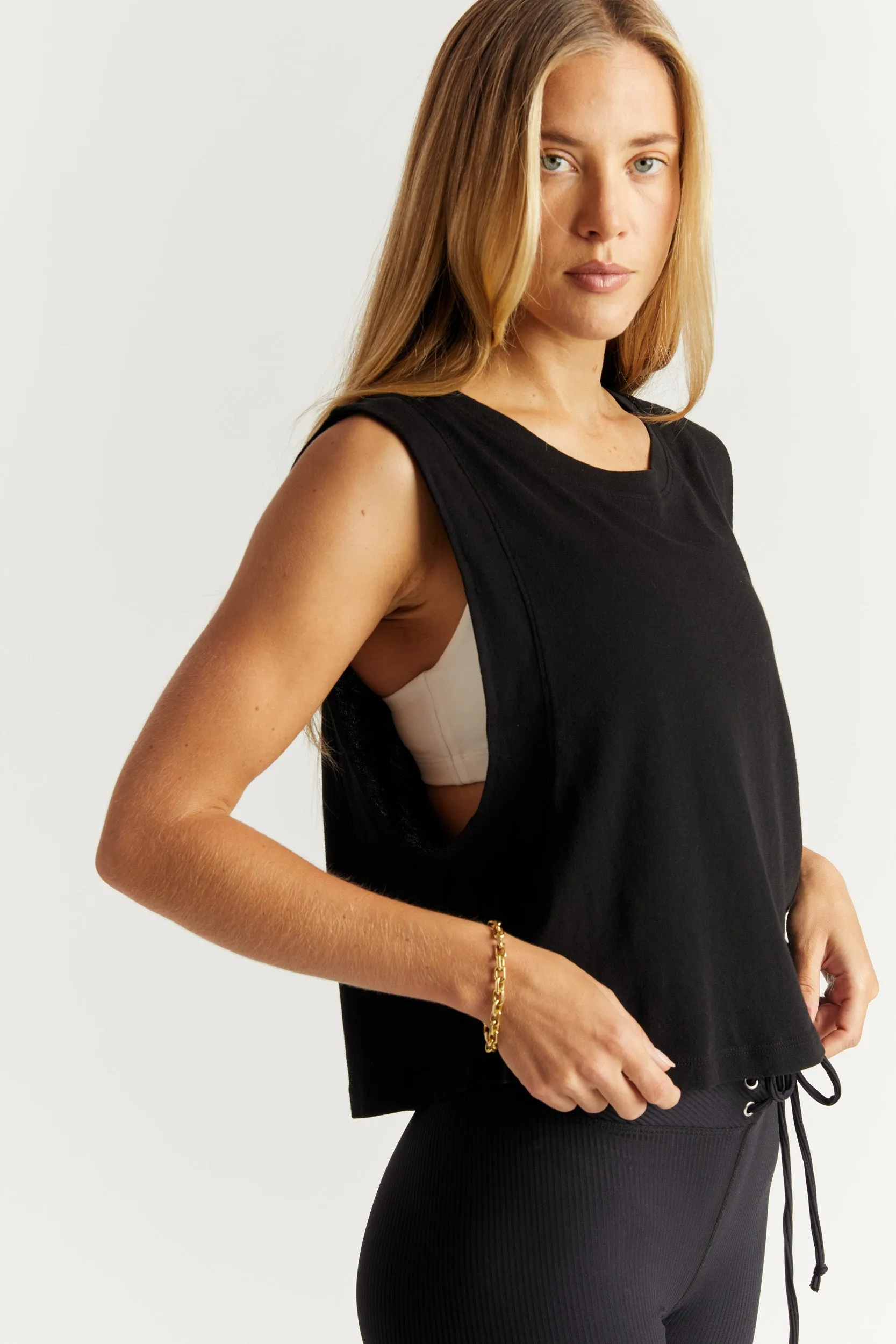 Flow Cropped Muscle Tank