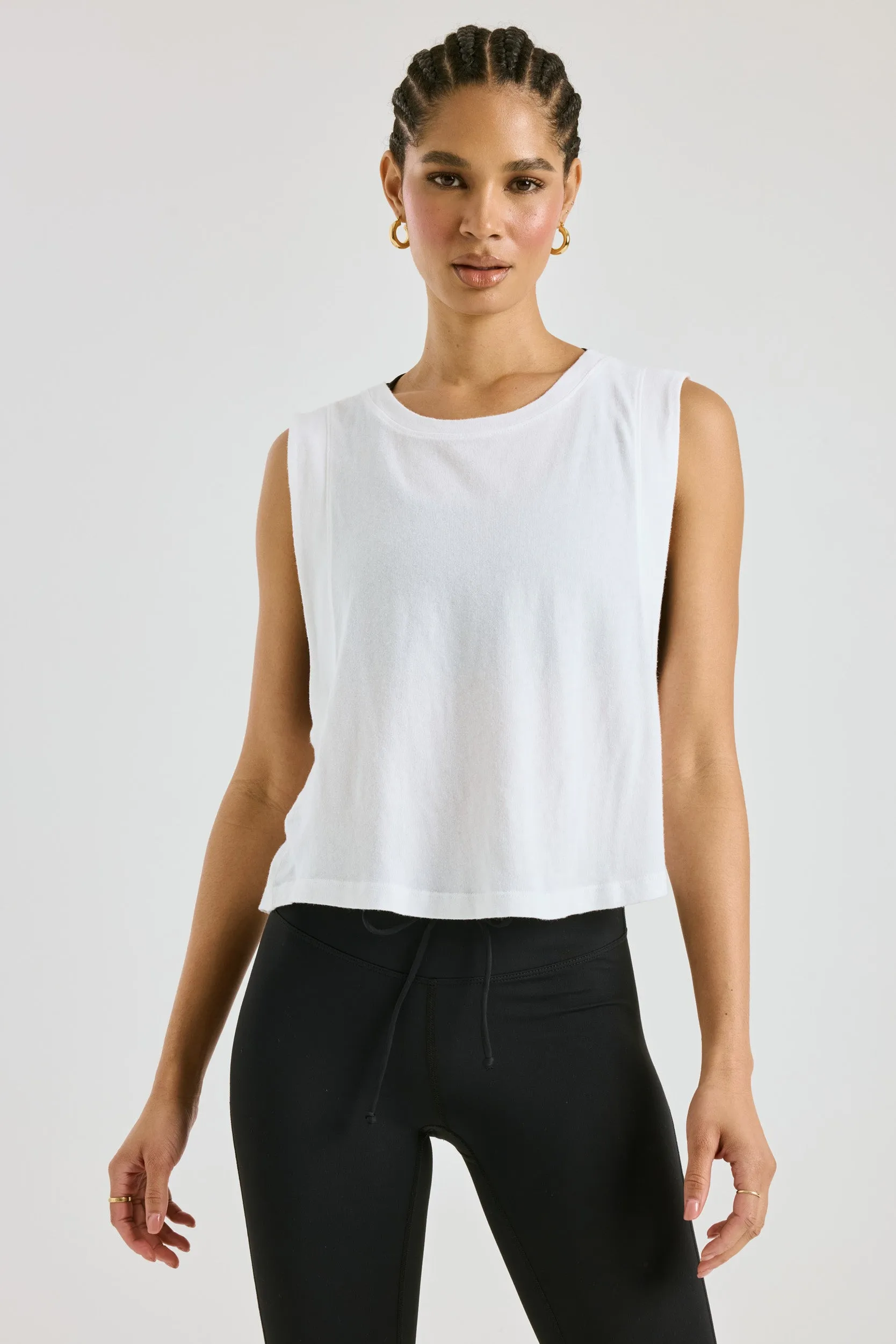 Flow Cropped Muscle Tank