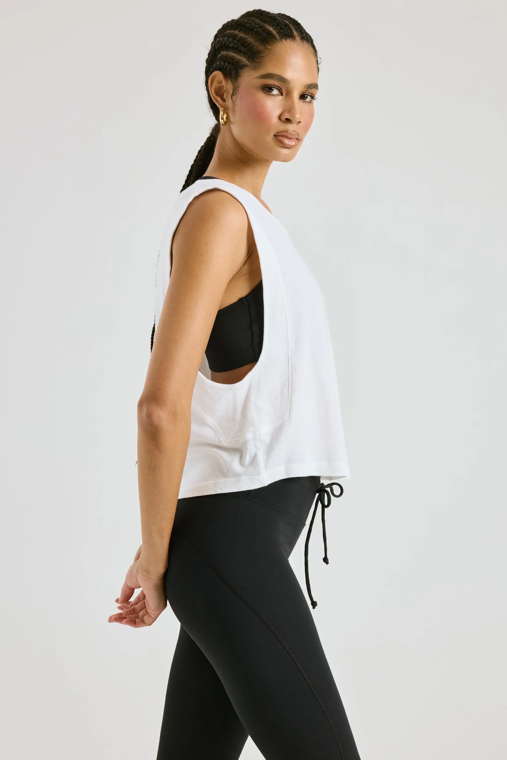 Flow Cropped Muscle Tank