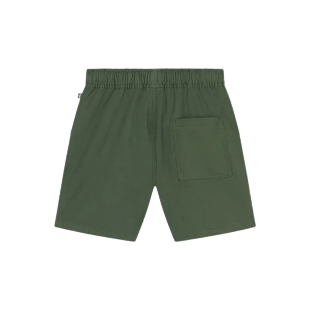 Green Twill Shorts