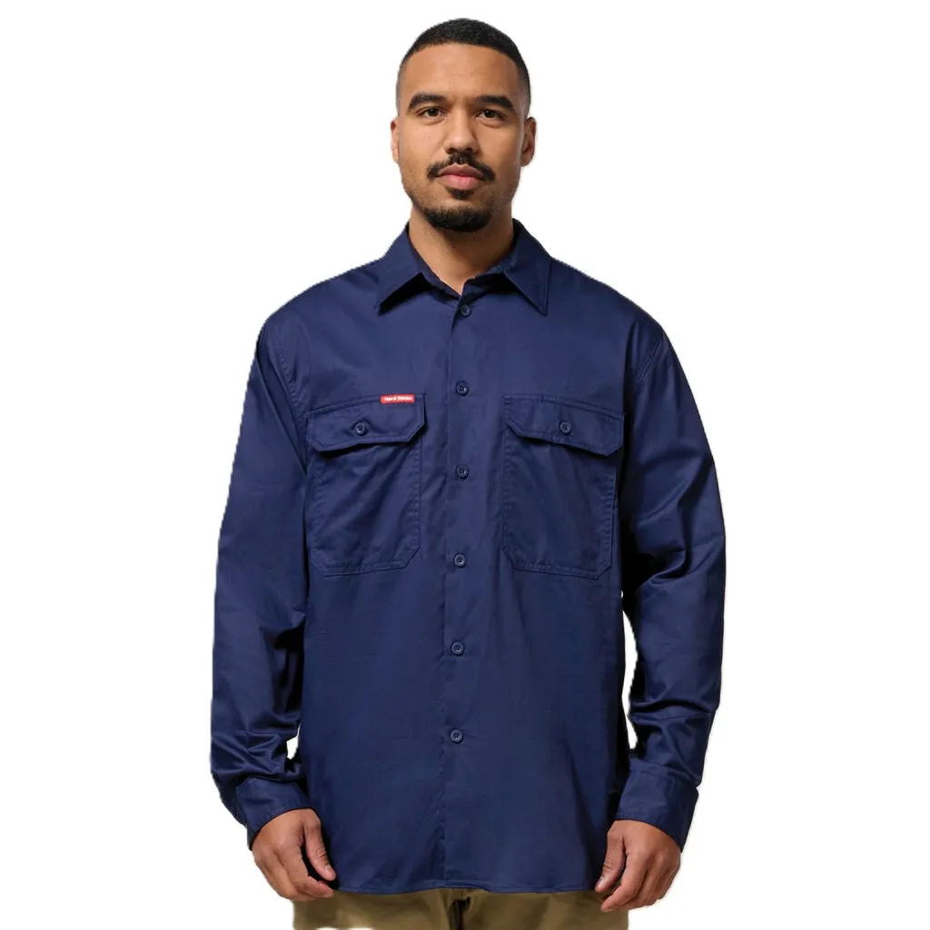 Hard Yakka Core Long Sleeve Lightweight Vented Cotton Shirt (Y04630)