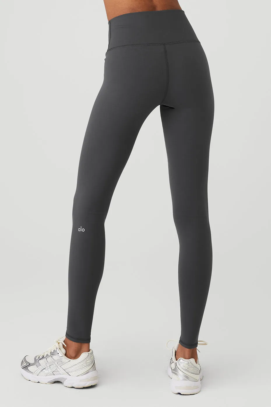 High-Waist Airbrush Legging - Anthracite