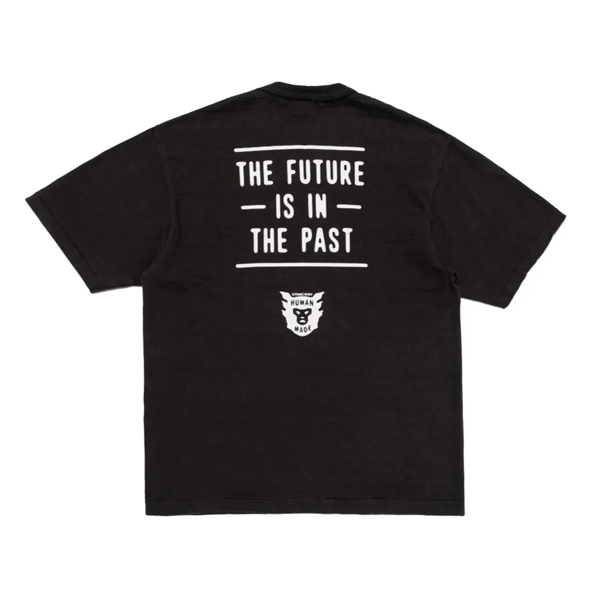 Human Made Heart Badge Slogan Tee Black