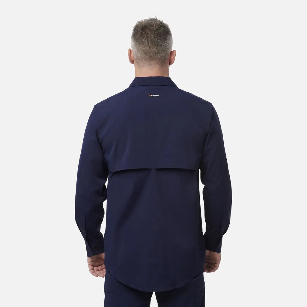 King Gee Drycool Lightweight Stretch Long Sleeve Work Shirt (K14023)