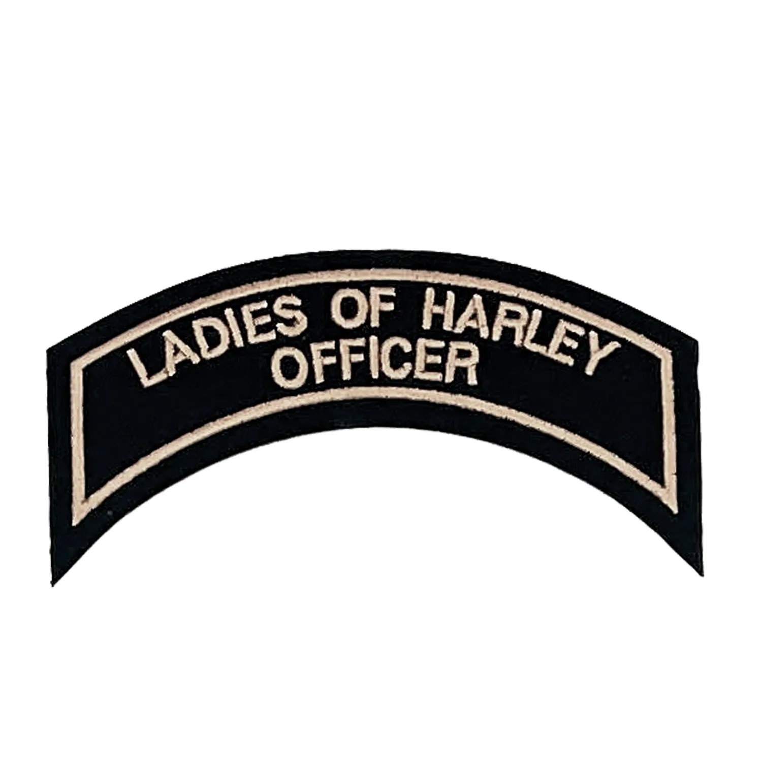 LADIES OF HARLEY OFFICER Patch In Tan