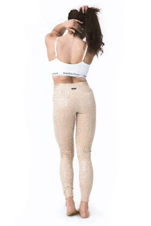 Leggings Sticky Superhero V-String Leopard beige