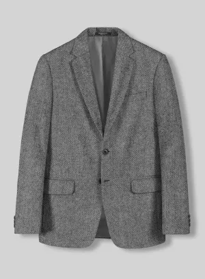 Light Weight Dark Gray Tweed Jacket