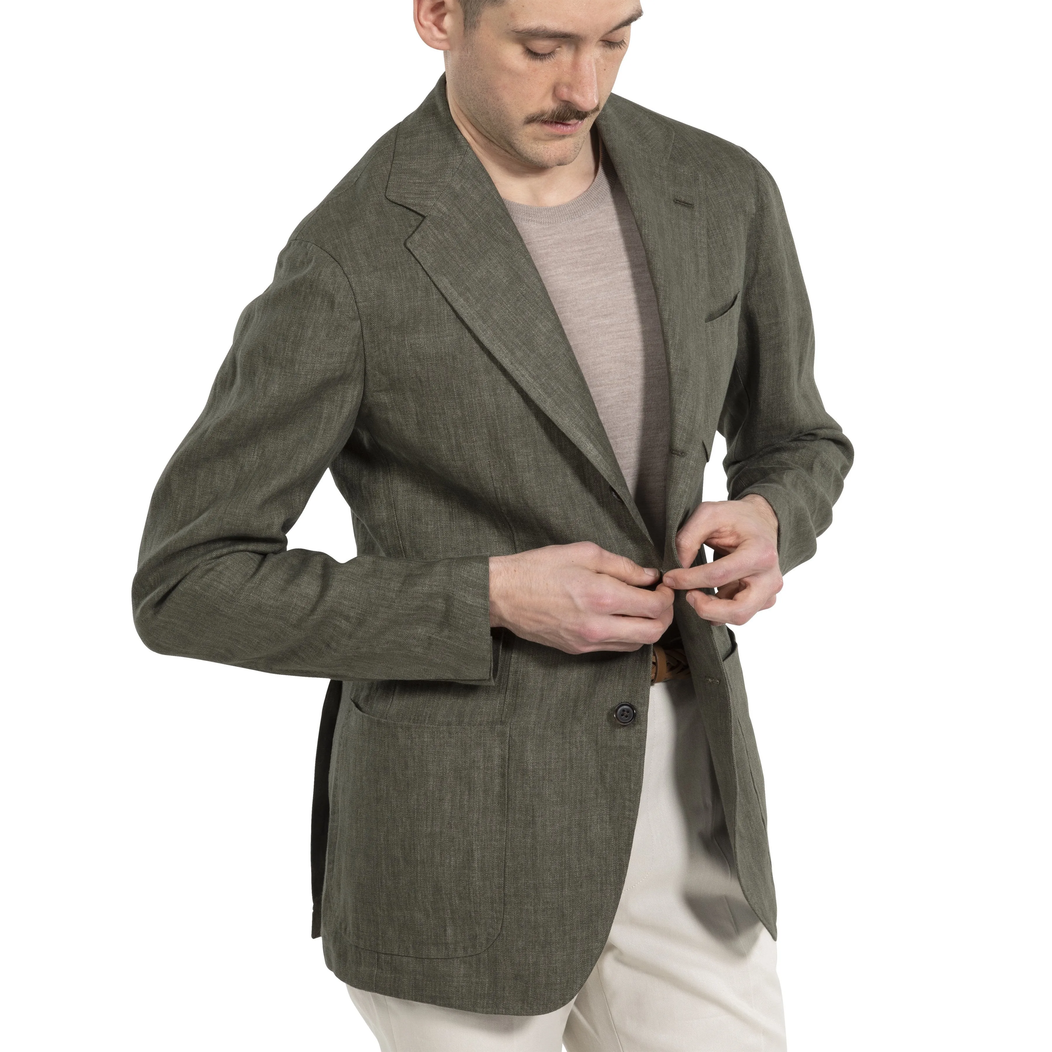 Linen Herringbone Model 7 Sport Coat