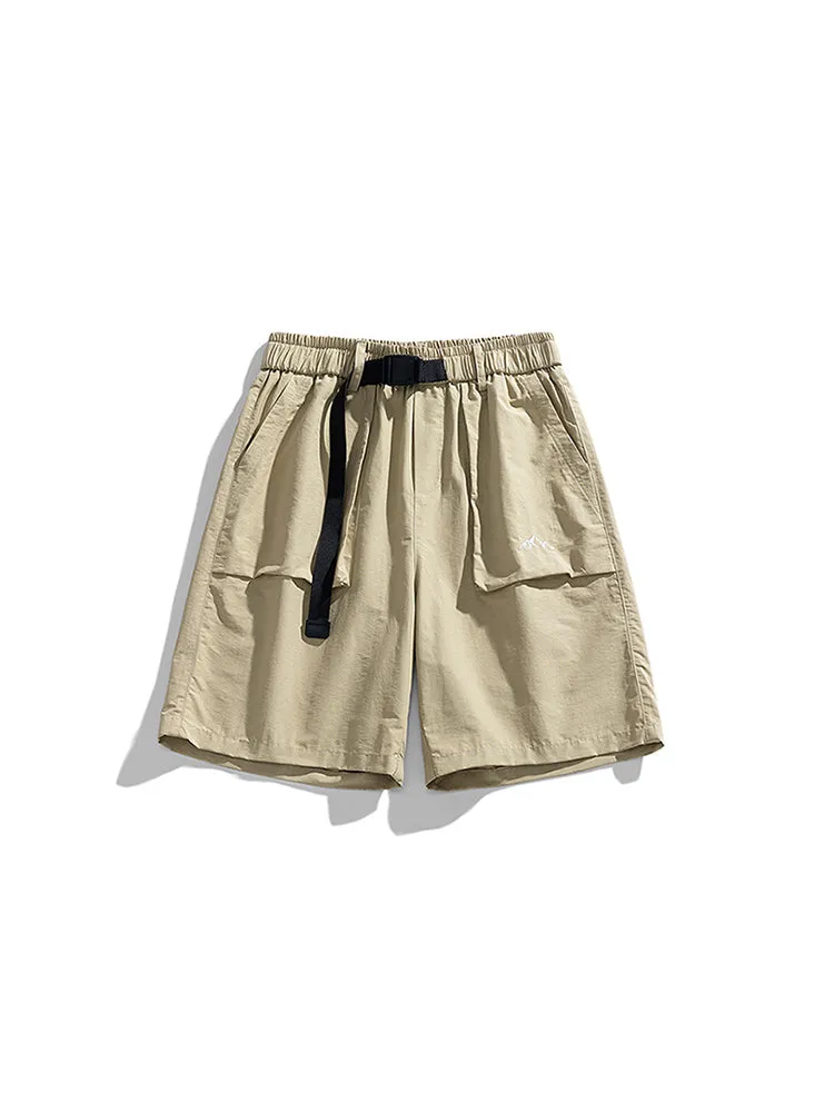 Men'S Loose Straight Shorts