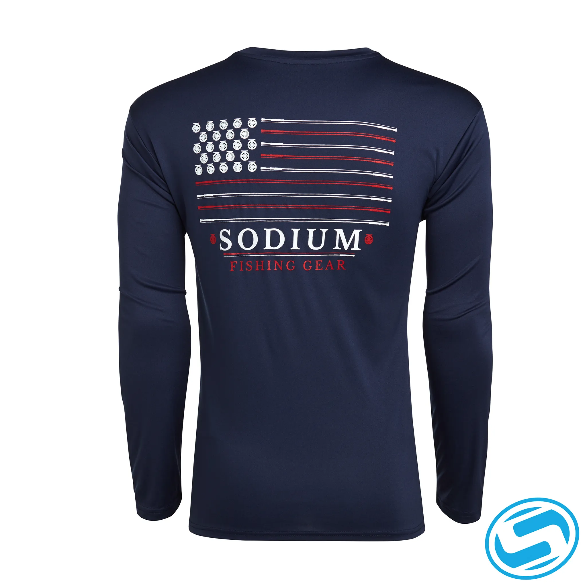 Men's Sodium Fly Flag Performance Long Sleeve Shirt - SALE