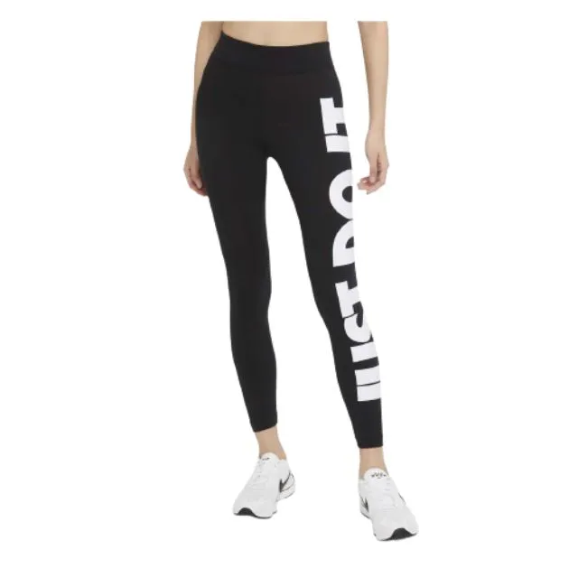 Nike Sportstyle Essential High Rise Graphic Women Lifestyle Tight Black/White