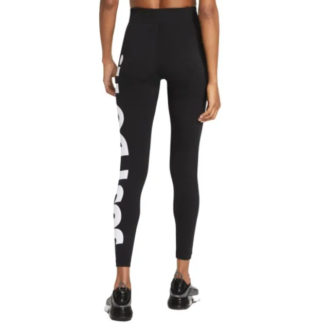 Nike Sportstyle Essential High Rise Graphic Women Lifestyle Tight Black/White