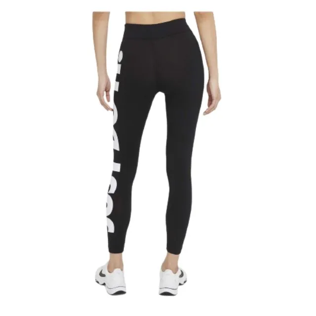 Nike Sportstyle Essential High Rise Graphic Women Lifestyle Tight Black/White